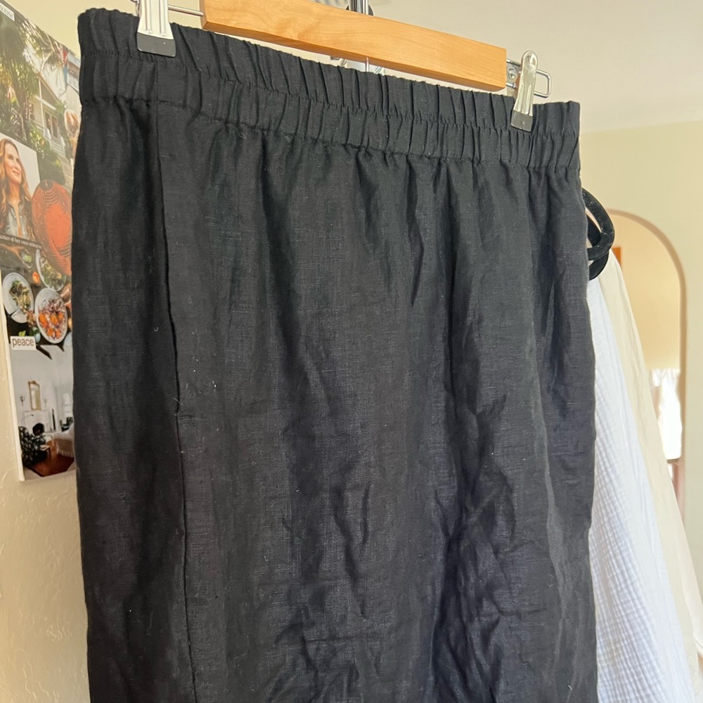 Jcrew linen mini skirt with pockets